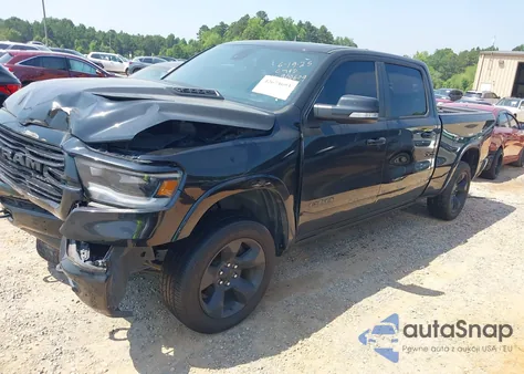 2019 Ram 1500 Laramie 4X4 6'4 Box z USA, uszkodzony, nr VIN 1C6SRFRTXKN900609